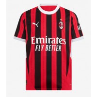 Dres AC Milan Alvaro Morata #7 Domáci 2024-25 Krátky Rukáv